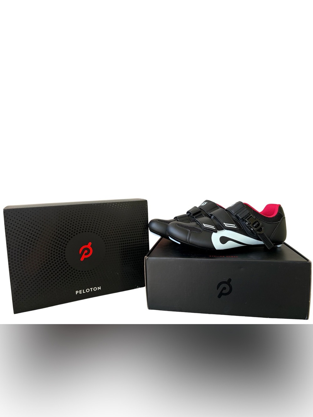Peloton Black/Red Cycling Shoes size 41 NEW with original packaging
